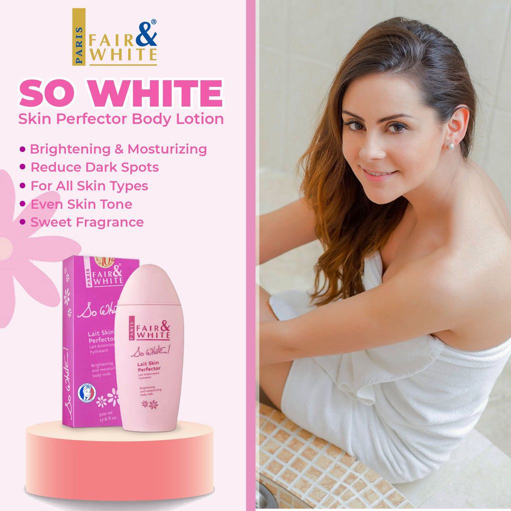 Fair and White So White Skin Perfector Body Lotion 500ml / 16.90 fl oz - Fair & White
