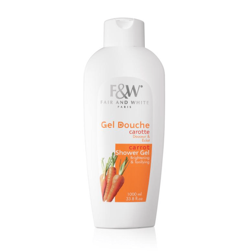 Carrot Shower Gel With Pomegranate And Melon Extracts (Jumbo-1000ml) - Fair & White