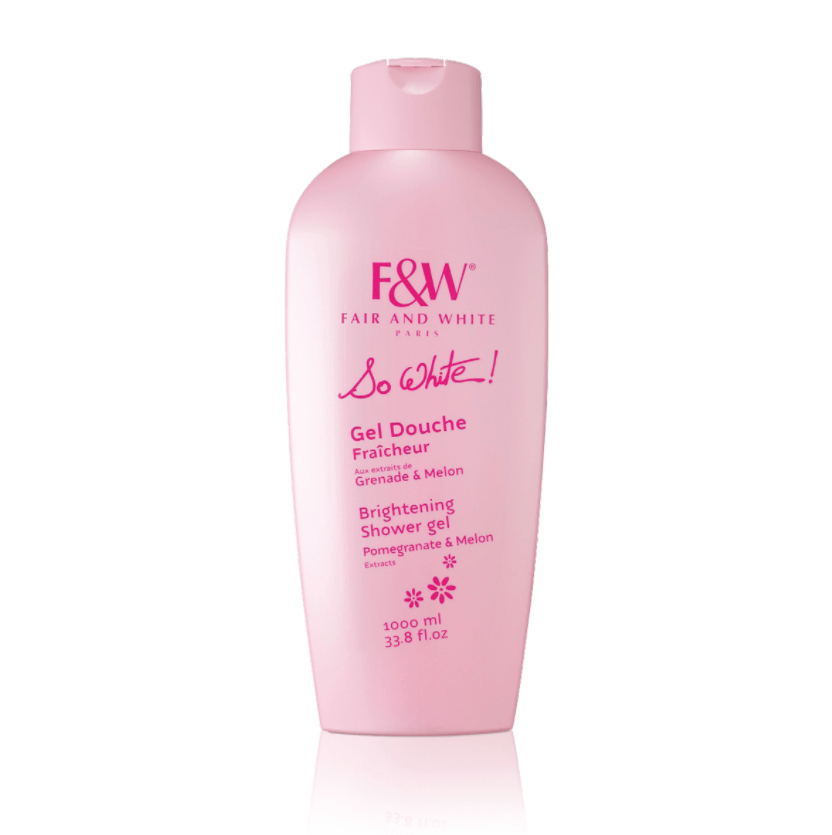 So White! Refreshing Shower Gel With Pomegranate And Melon Extracts (Jumbo-1000ml) - Fair & White