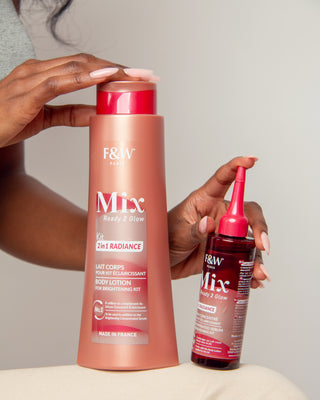 FW MIX Brightening KIT Body lotion and Serum 400ml - Fair & White