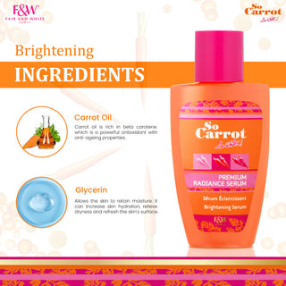 Fair and White So Carrot Brightening Serum 30ml / 1 fl. oz