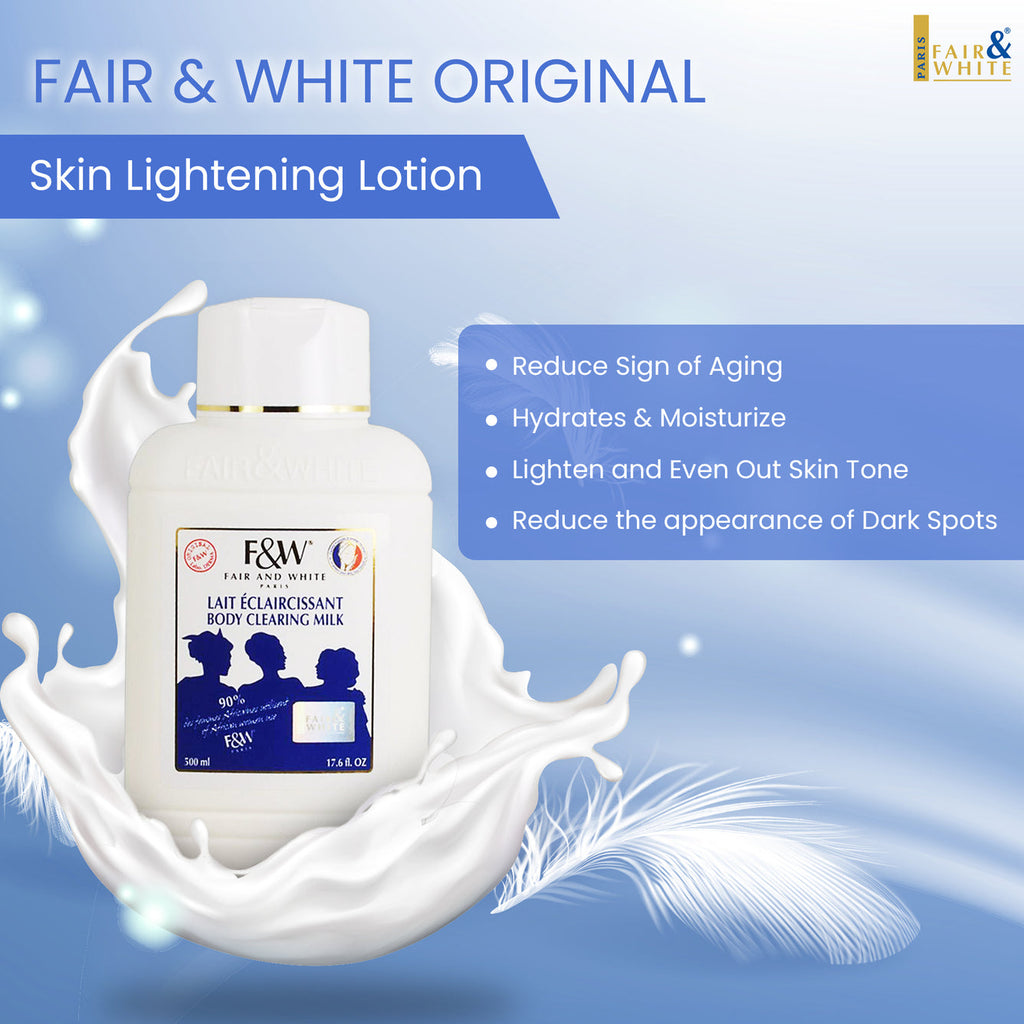 Fair and White Original Body Clearing Milk Lotion 500 ml / 16.90 fl oz - Fair & White