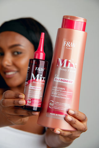 Mix Brightening Body Lotion And Serum Kit - Fair & White
