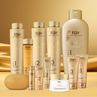 Fair And White Gold Complete Body Care Bundle - Fair & White