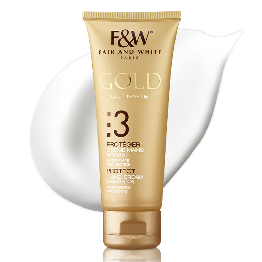 Fair and White 3: Gold Hand Cream with Argan Oil 75ml / 2.54 oz