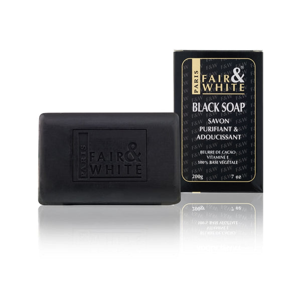 Black Soap, Anti-bacterial, 200g by Fair and White Original – Fair